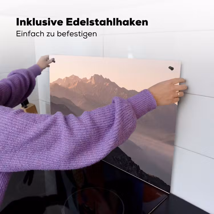 Panorama - Landschap - Bergen Inductie beschemer met haakjes klein -ky-ophangen-de