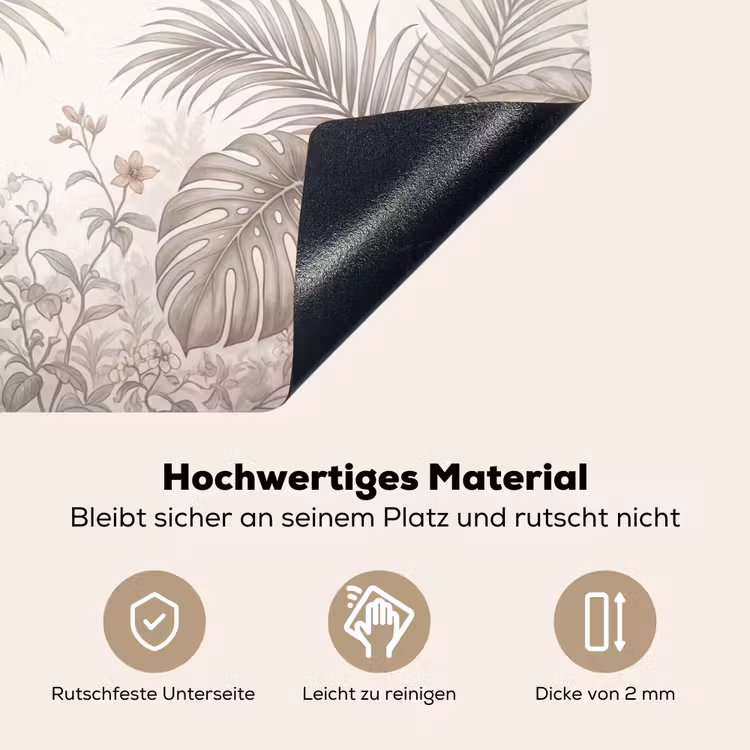 Papagaai - Jungle - Tropisch Inductie beschemer met haakjes klein -ky-onderkant-de