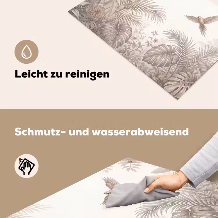 Papagaai - Jungle - Tropisch Inductie beschemer met haakjes klein -ky-schoon-de
