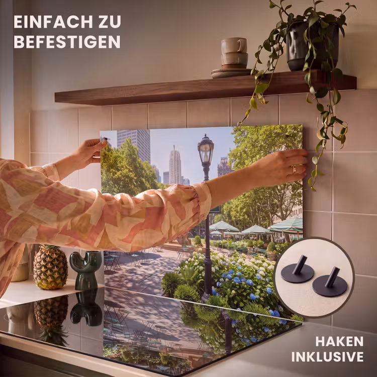 Park - Fontein - Stad - Natuur Inductie beschemer met haakjes klein -ky-ophangen-de