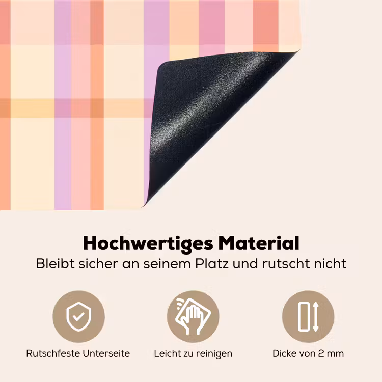 Pastel - uitpatroon - Geometrisch Inductie beschemer met haakjes klein 777 -ky-onderkant-de