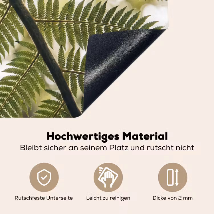 Plant - Blad - Natuur - Groen - Detail Inductie beschemer met haakjes klein -ky-onderkant-de