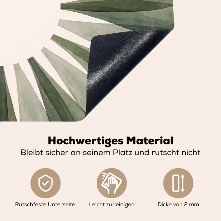 Planten - Abstract - Waterverf - Groen - Natuur Inductie beschemer met haakjes klein -ky-onderkant-de