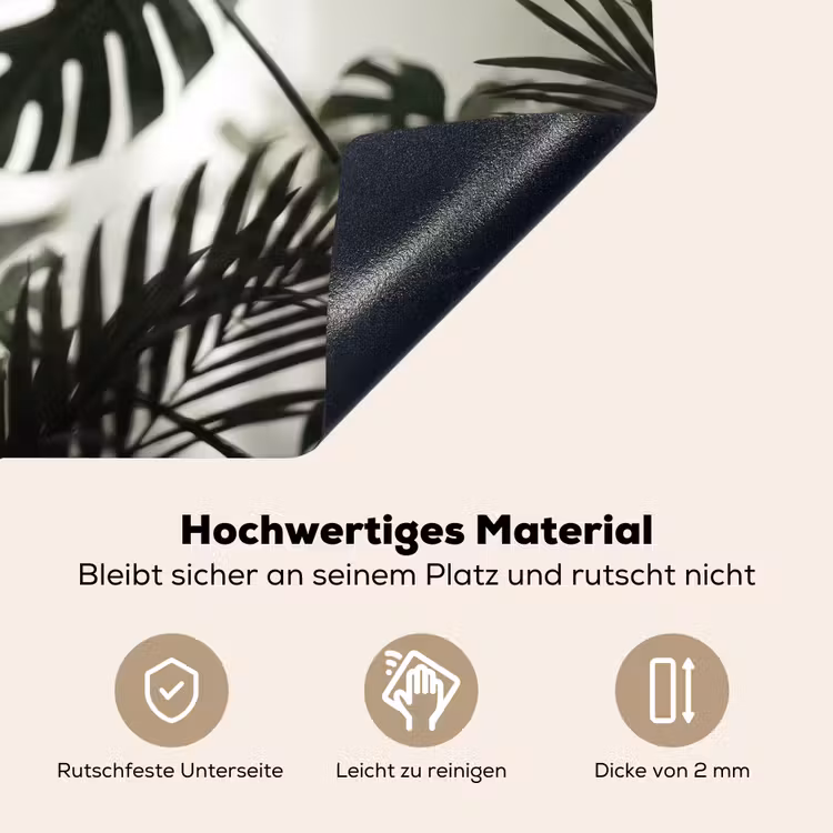 Planten - Bladeren - Natuur - Minimalistisch - Groen Inductie beschemer met haakjes klein -ky-onderkant-de