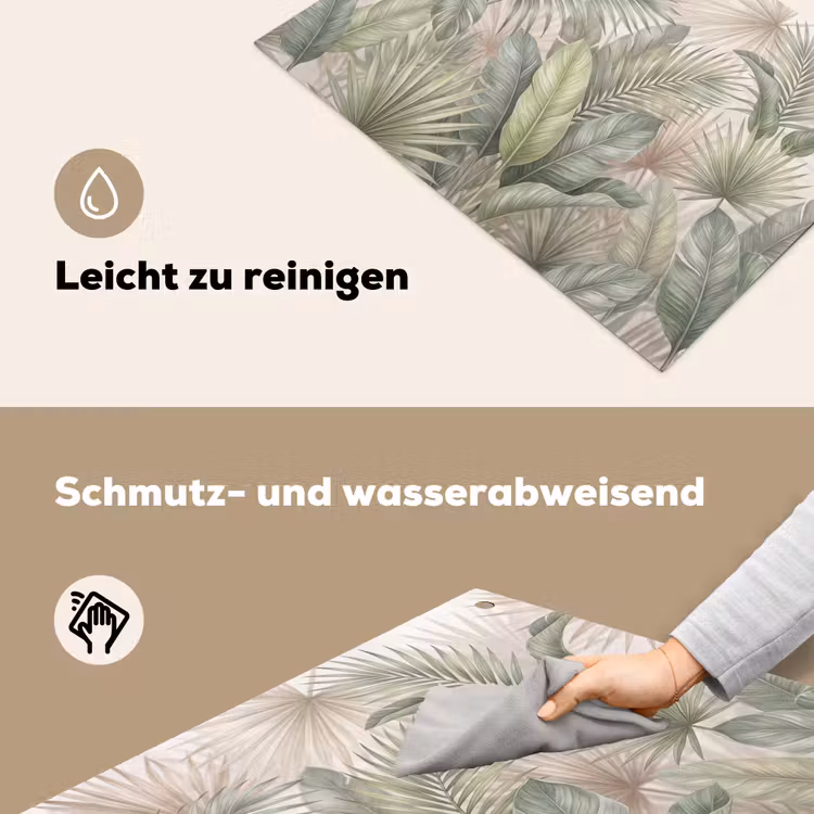 Planten - Tropisch - Bladeren - Groen - Natuur Inductie beschemer met haakjes klein -ky-schoon-de