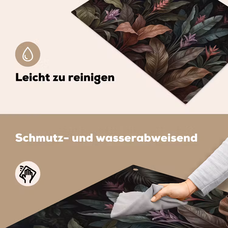Planten - Tropisch - Jungle - Donker - Natuur Inductie beschemer met haakjes klein -ky-schoon-de