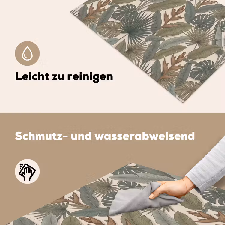 Planten - Tropisch - Natuur - Illustratie - Groen Inductie beschemer met haakjes klein -ky-schoon-de