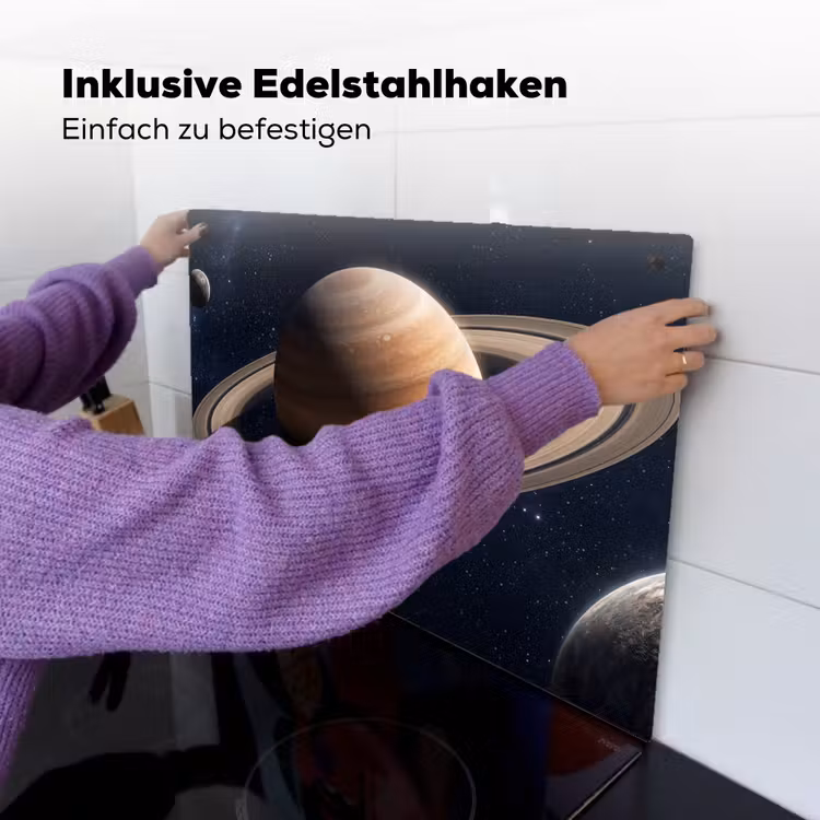 Planeten - Saturnus - Ruimte Inductie beschemer met haakjes klein -ky-ophangen-de