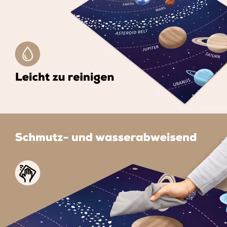 Planetenstelsel - Ruimte - Illustratie Inductie beschemer met haakjes klein -ky-schoon-de