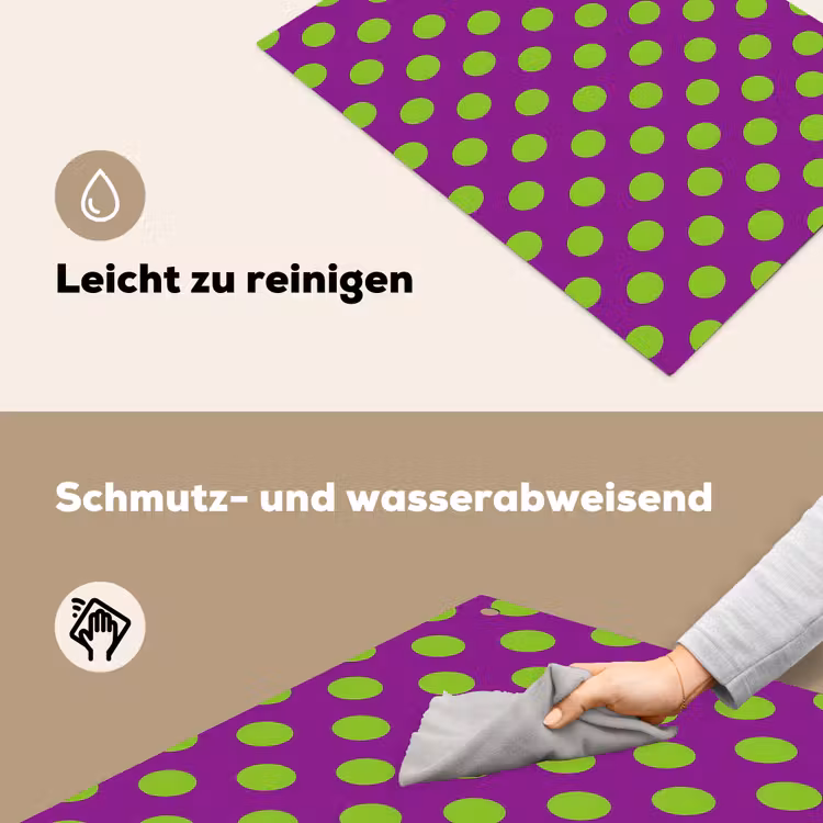 Stippen - Klassiek - Groen Inductie beschemer met haakjes klein 777 -ky-schoon-de