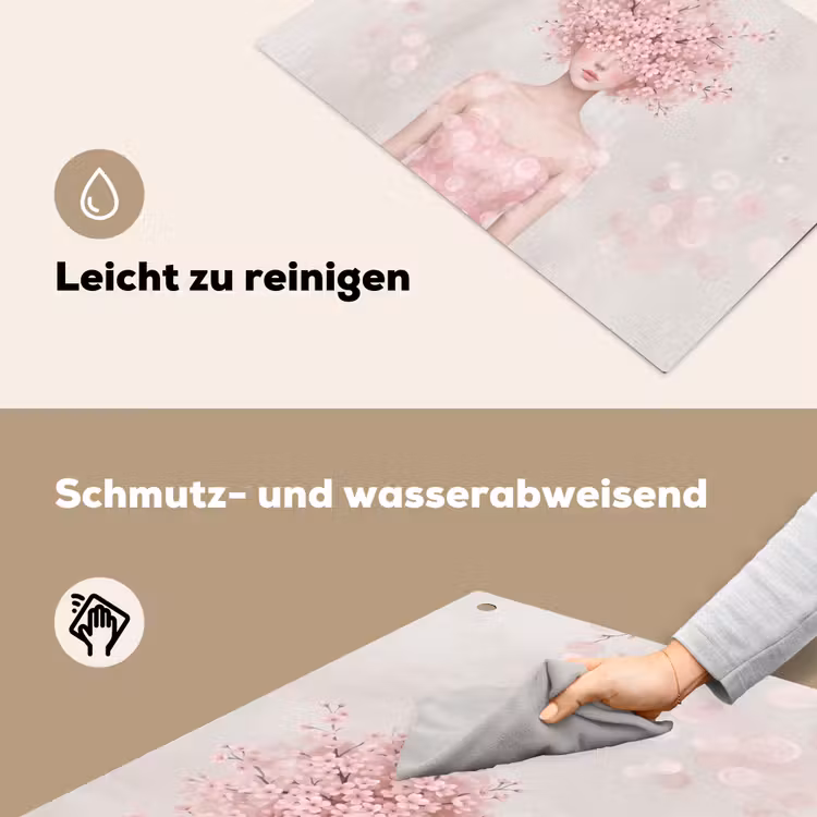 Portret - Kersenbloesem - Roze Inductie beschemer met haakjes klein -ky-schoon-de