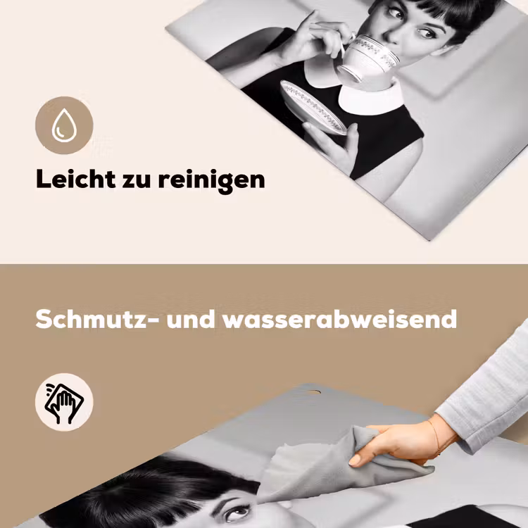 Portret - Thee - Vrouw Inductie beschemer met haakjes klein -ky-schoon-de