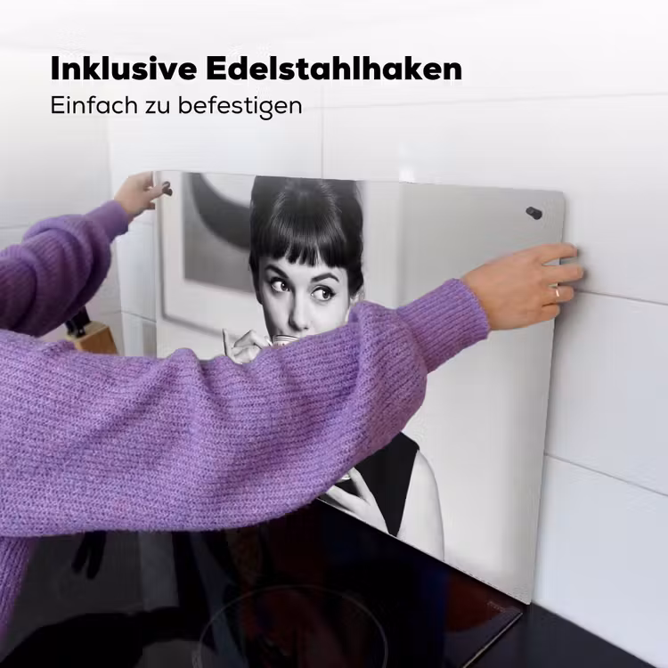 Portret - Thee - Vrouw Inductie beschemer met haakjes klein -ky-ophangen-de