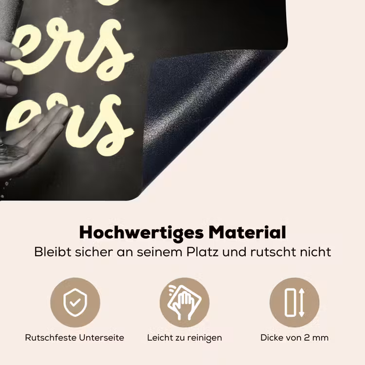 Cheers - Wijn - Zwart - Wit Inductie beschemer met haakjes klein -ky-onderkant-de