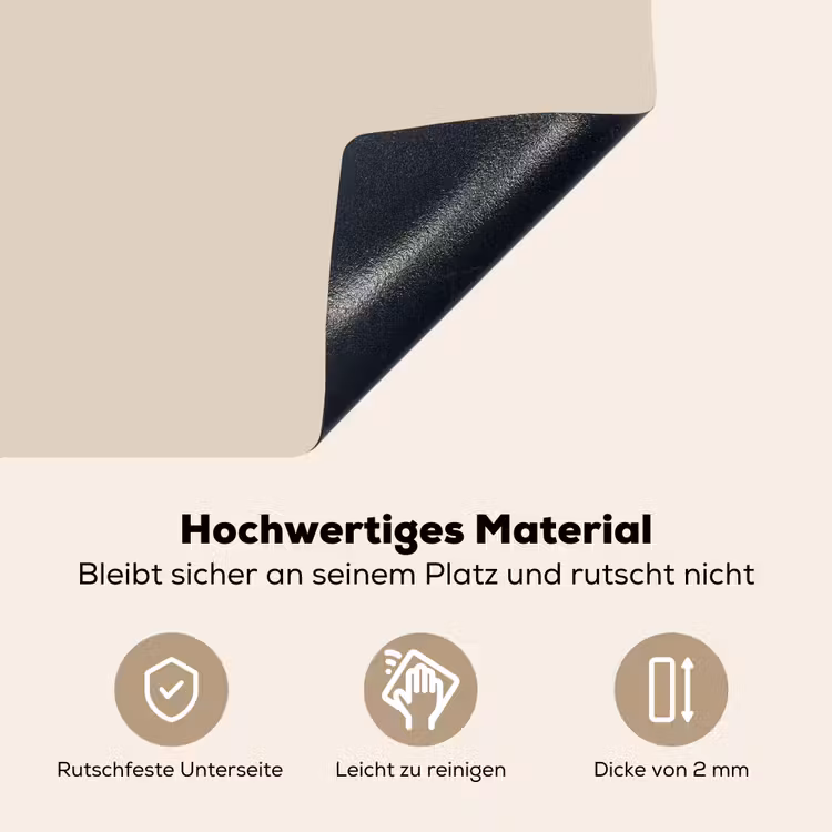 Raw - Linen - Nude Inductie beschemer met haakjes klein 777 -ky-onderkant-de