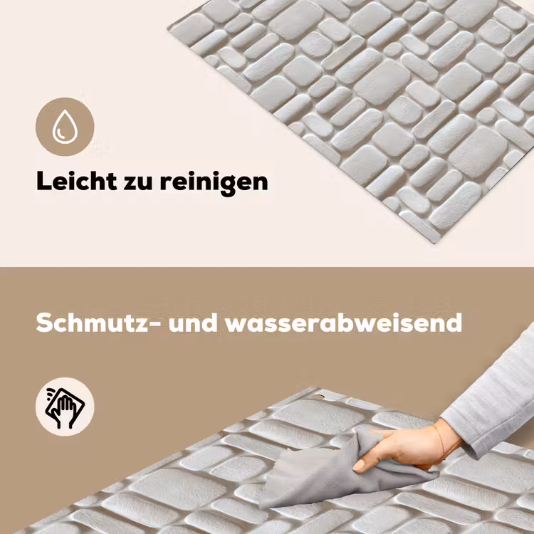 Reliëf - Structuur - Wit Inductie beschemer met haakjes klein 777 -ky-schoon-de
