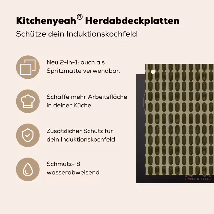 Ritmisch - Effect - Groen Inductie beschemer met haakjes klein 777 -ky-usp-de