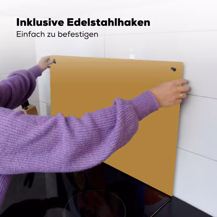 Rhythmic - Ochre - Geel Inductie beschemer met haakjes klein 777 -ky-ophangen-de