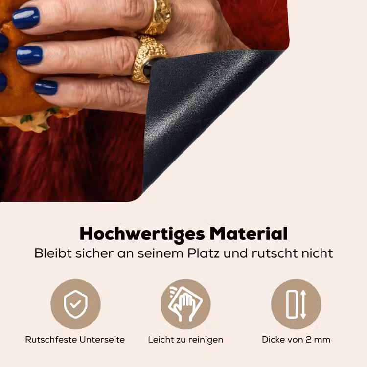 Broodje - Bontjas - Goud Inductie beschemer met haakjes klein -ky-onderkant-de