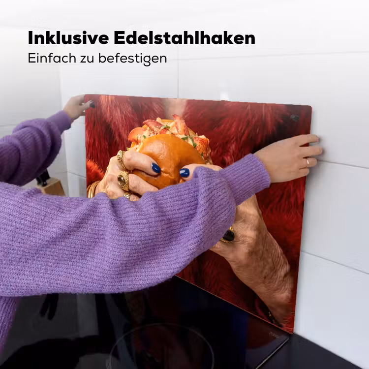 Broodje - Bontjas - Goud Inductie beschemer met haakjes klein -ky-ophangen-de