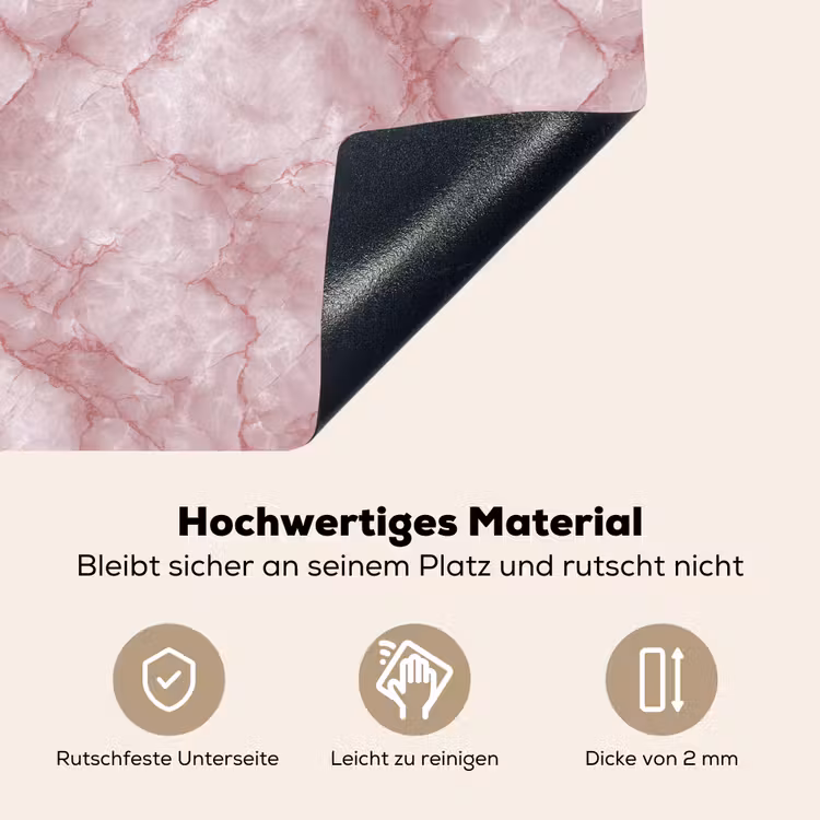 Roze - Kwartsmarmer - Aders Inductie beschemer met haakjes klein 777 -ky-onderkant-de