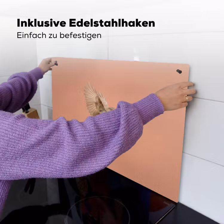Roodborst - Natuur - Roze Inductie beschemer met haakjes klein -ky-ophangen-de