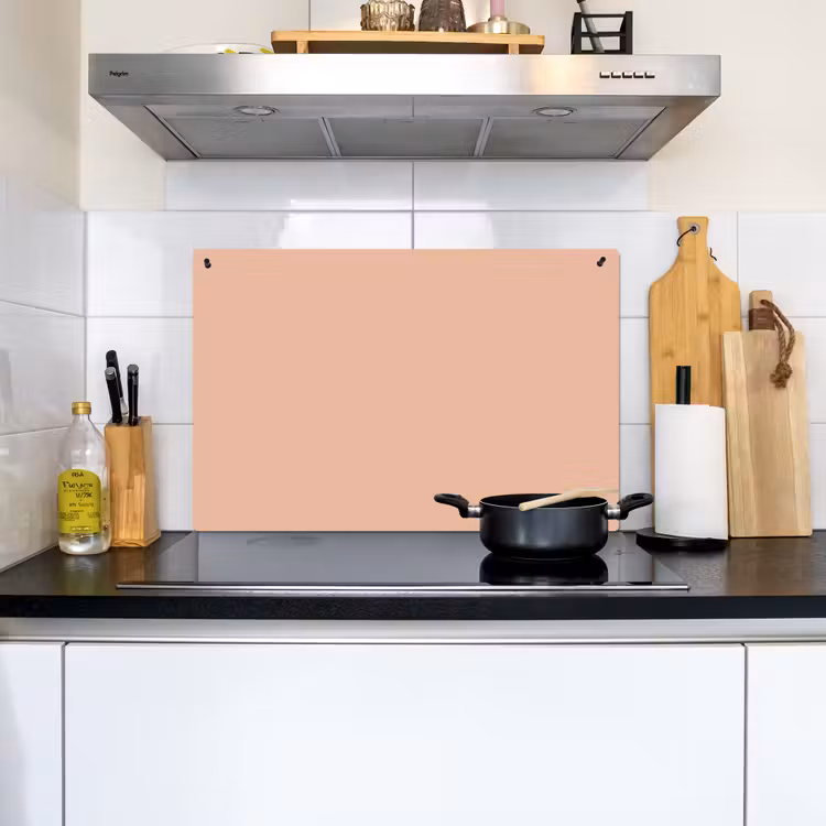 Blush - Terracotta - Nude Inductie beschemer met haakjes klein 777 -sfeer2