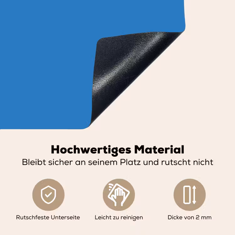 Royal - Blue - Blauw Inductie beschemer met haakjes klein 777 -ky-onderkant-de