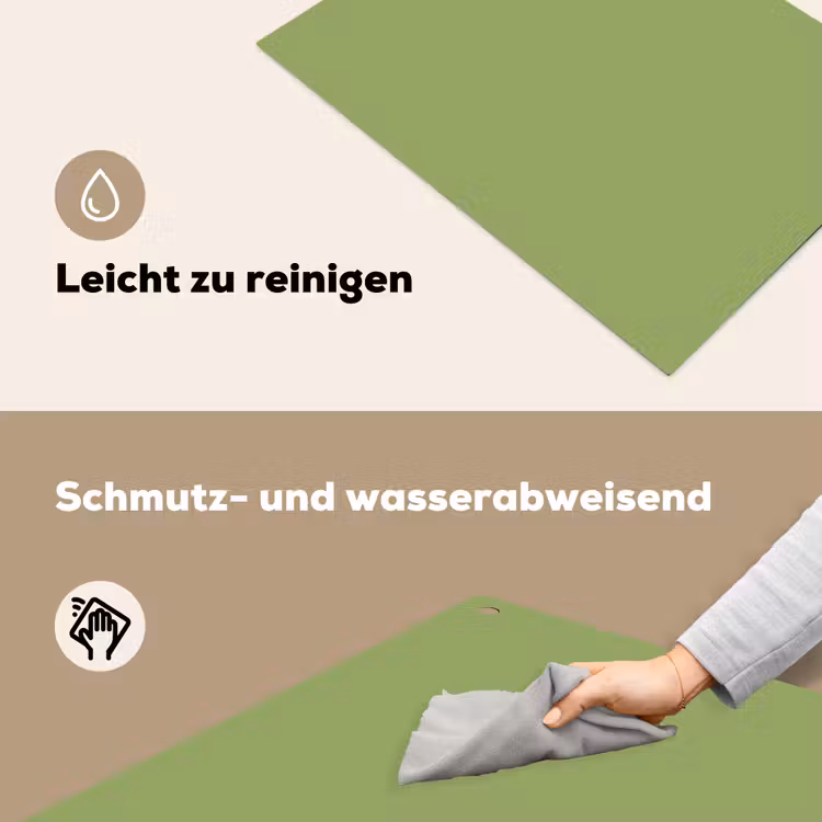 Sage - Green - Groen Inductie beschemer met haakjes klein 777 -ky-schoon-de