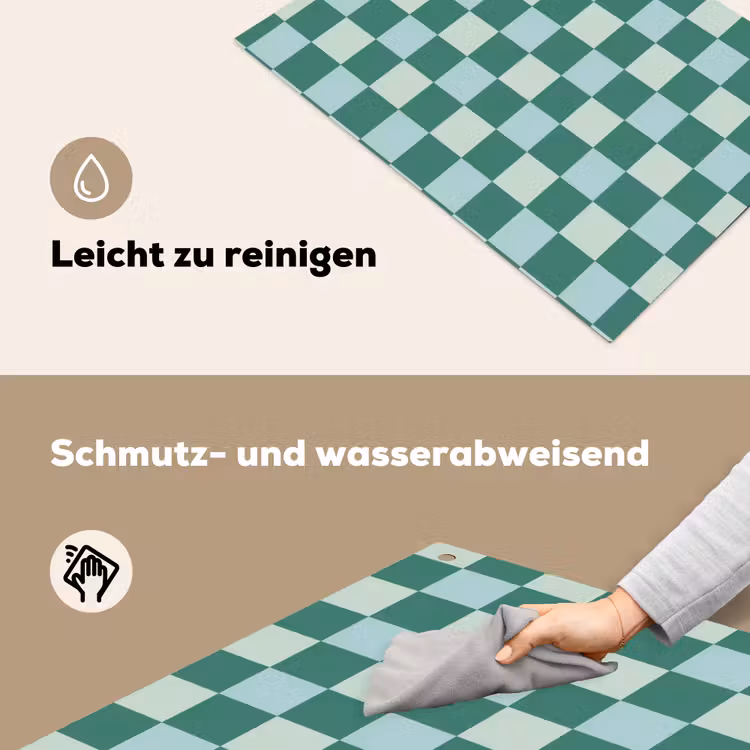 Schaak - Klassiek - Groen Inductie beschemer met haakjes klein 777 -ky-schoon-de