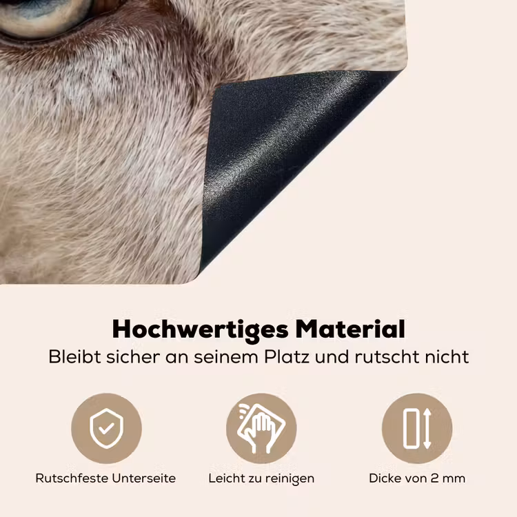 Schaap - Oog - Wit Inductie beschemer met haakjes klein -ky-onderkant-de