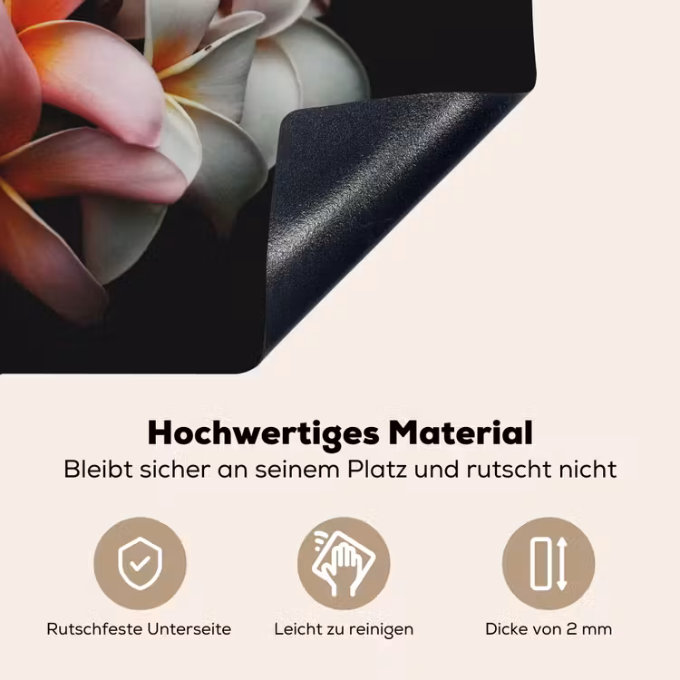 2-in-1 Herdabdeckplatte & Spritzschutz - Schattierungen von Gelassenheit - Schakeringen van Sereniteit Inductie beschemer met haakjes klein