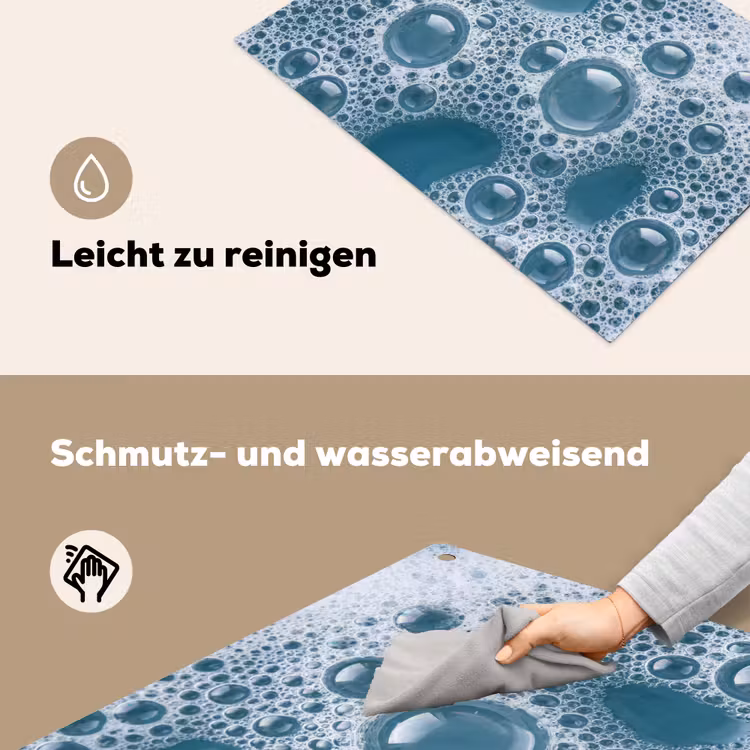 Schuim - Water - Textuur Inductie beschemer met haakjes klein -ky-schoon-de