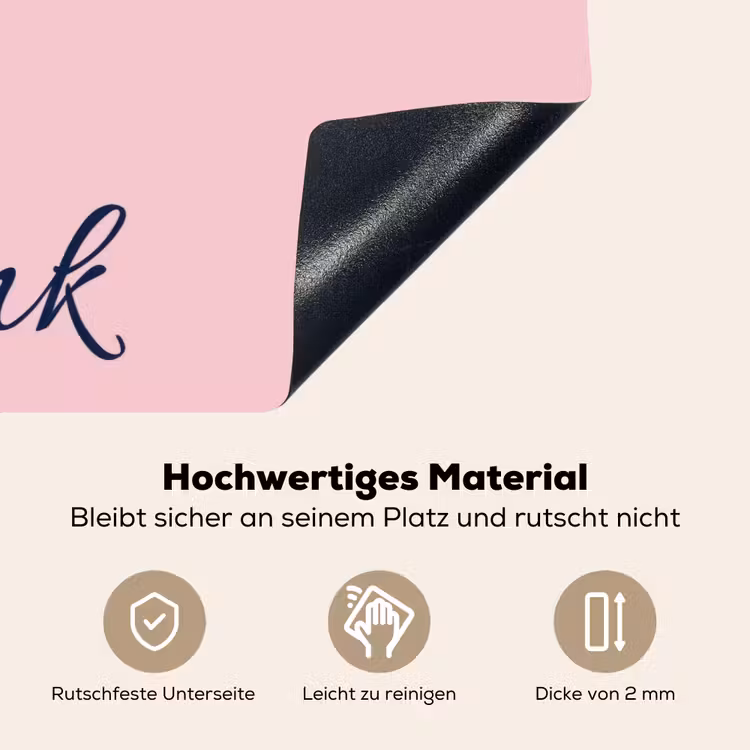 Fuck what they think - Roze - Minimalistisch Inductie beschemer met haakjes klein -ky-onderkant-de