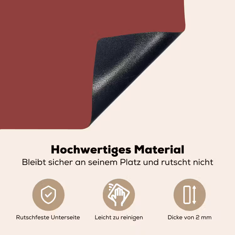 Barn - Antique - Rood Inductie beschemer met haakjes klein 777 -ky-onderkant-de