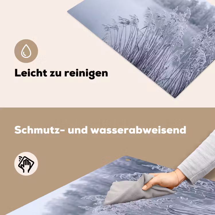 Riet - Bevroren - Winter - Natuur Inductie beschemer met haakjes klein -ky-schoon-de