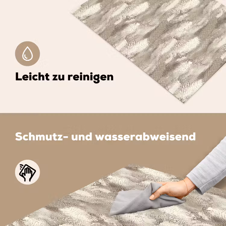 Slang - Textuur - Zand Inductie beschemer met haakjes klein 777 -ky-schoon-de
