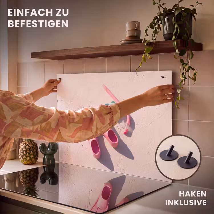 Snorkelset - Strand - Zomer - Roze Inductie beschemer met haakjes klein -ky-ophangen-de