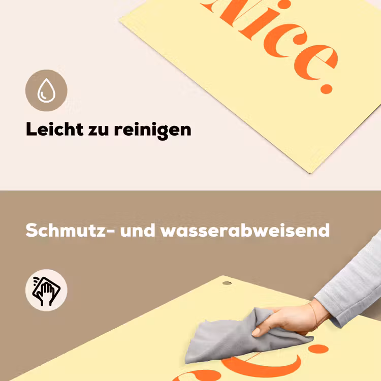 Nice - Oranje - Geel - Minimalistisch Inductie beschemer met haakjes klein -ky-schoon-de