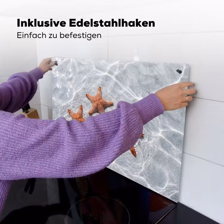 Zeesterren - Water - Helder Inductie beschemer met haakjes klein -ky-ophangen-de