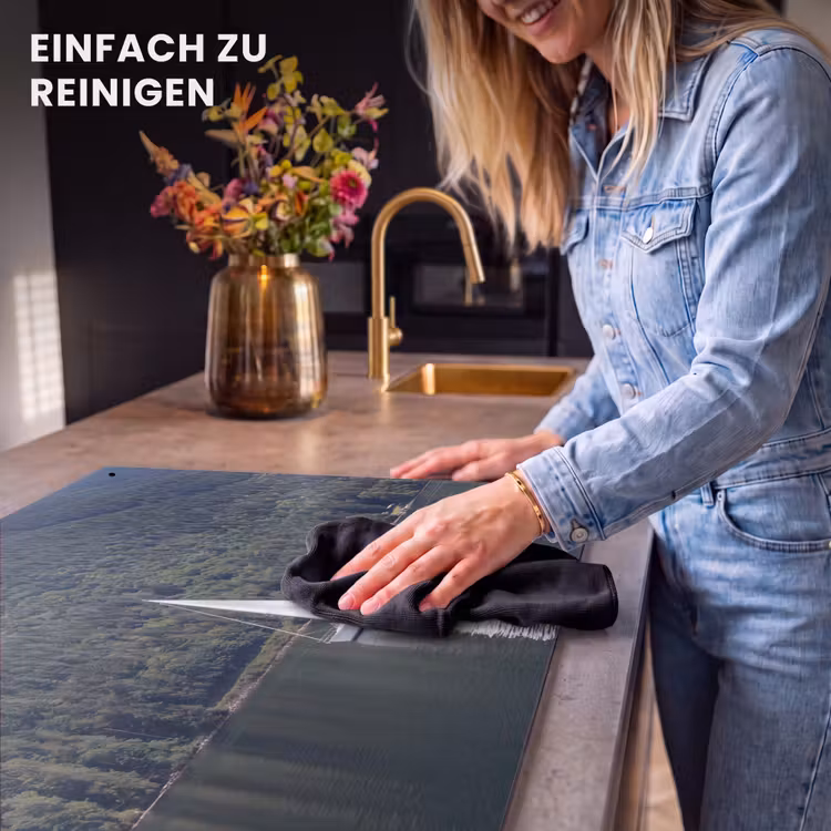 Zeilboot - Water - Bergen - Natuur - Groen Inductie beschemer met haakjes klein -ky-schoon-de