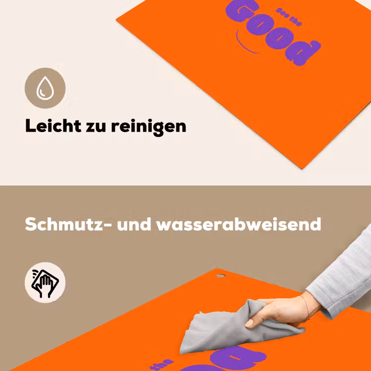 See the good - Paars - Oranje - Smiley Inductie beschemer met haakjes klein -ky-schoon-de