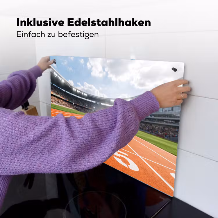 Sintelbaan - Stadion - Sport -Oranje Inductie beschemer met haakjes klein -ky-ophangen-de