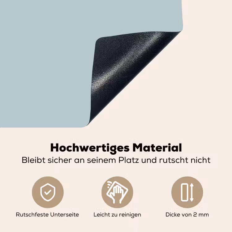 Slate - Blue - Blauw Inductie beschemer met haakjes klein 777 -ky-onderkant-de