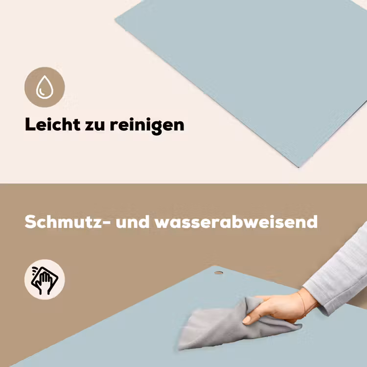 Slate - Blue - Blauw Inductie beschemer met haakjes klein 777 -ky-schoon-de