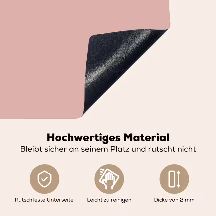 Soft - Blush - Roze Inductie beschemer met haakjes klein 777 -ky-onderkant-de