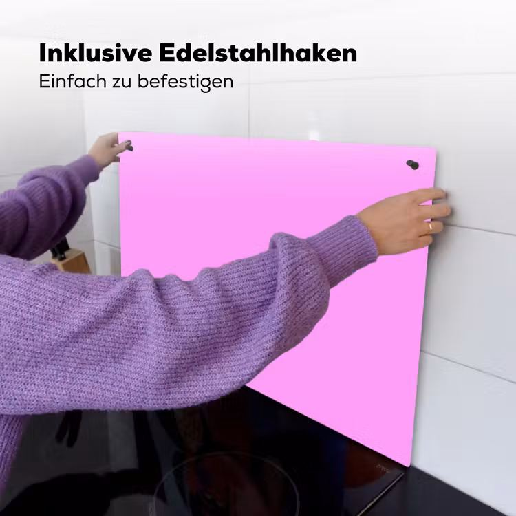 Soft - Lavender - Roze Inductie beschemer met haakjes klein 777 -ky-ophangen-de