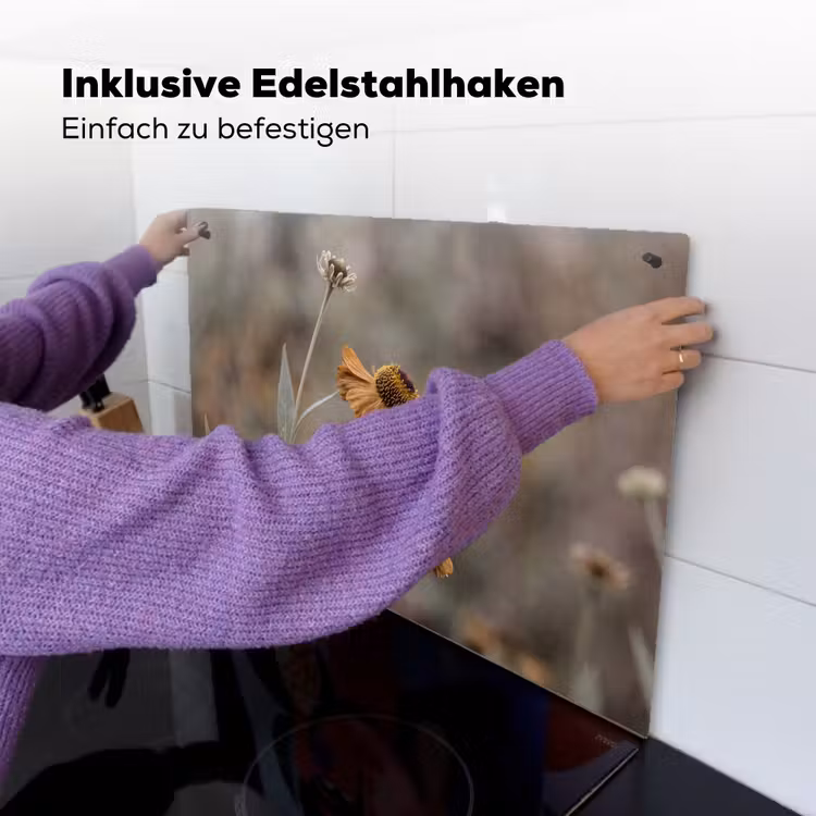 Zonnehoed - Droogbloemen - Geel - Warm Inductie beschemer met haakjes klein -ky-ophangen-de