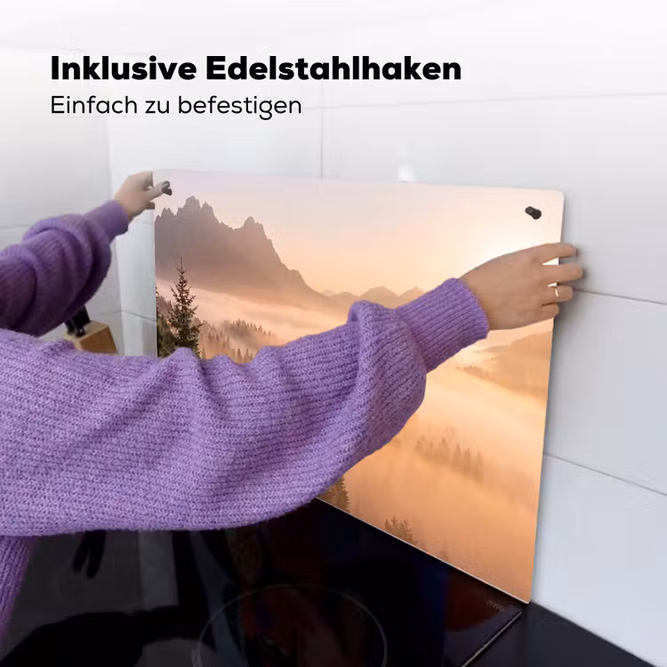 Zonlicht - Mist - Bergen - Bomen Inductie beschemer met haakjes klein -ky-ophangen-de
