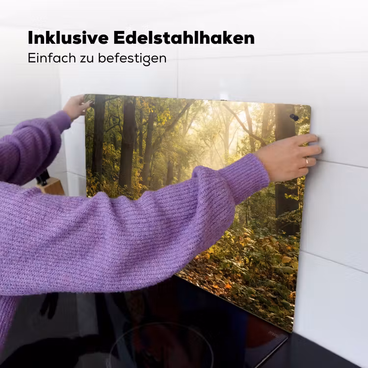 Zonlicht - Bospad - Bomen Inductie beschemer met haakjes klein -ky-ophangen-de